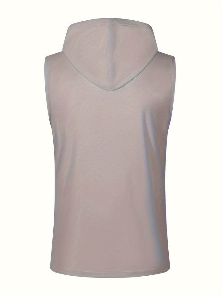 Men's Hooded Henley Shirt
