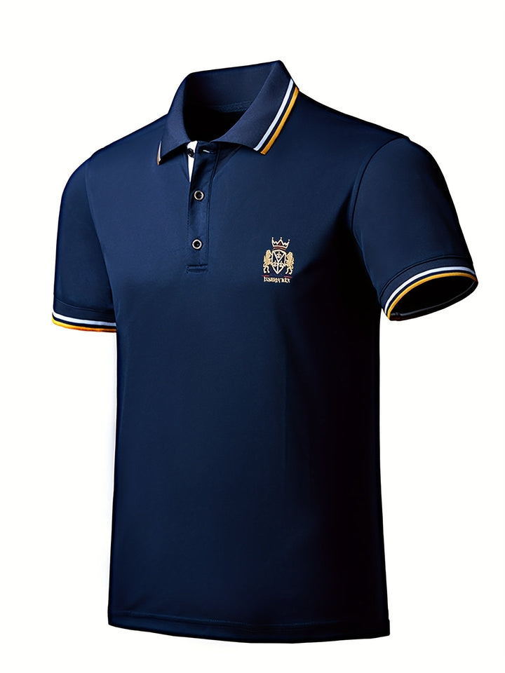 Men's Embroidered Knit Shirt