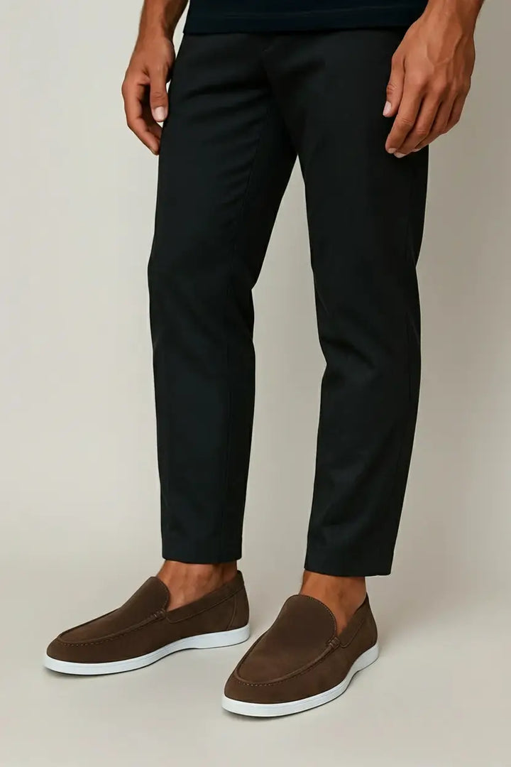 Men's Textured Loafers