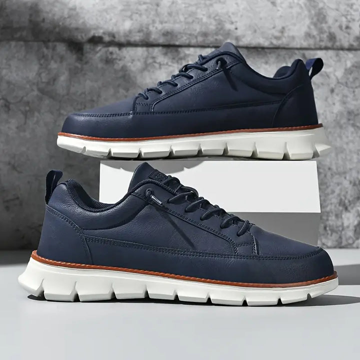 Leather Sneakers with Support