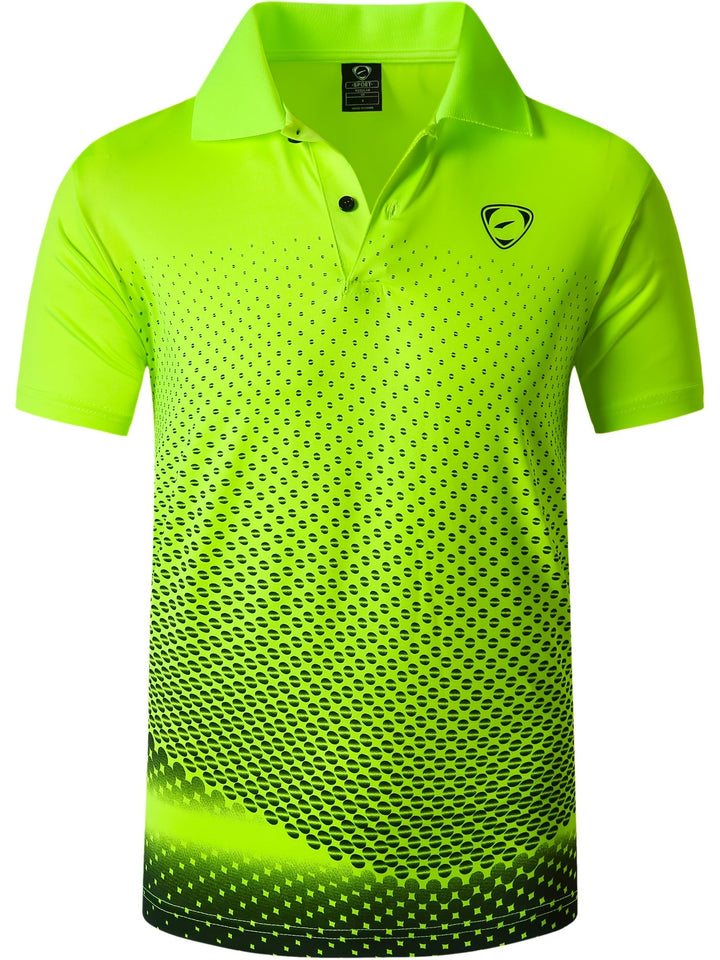 Men's Sport Print Polo Shirt