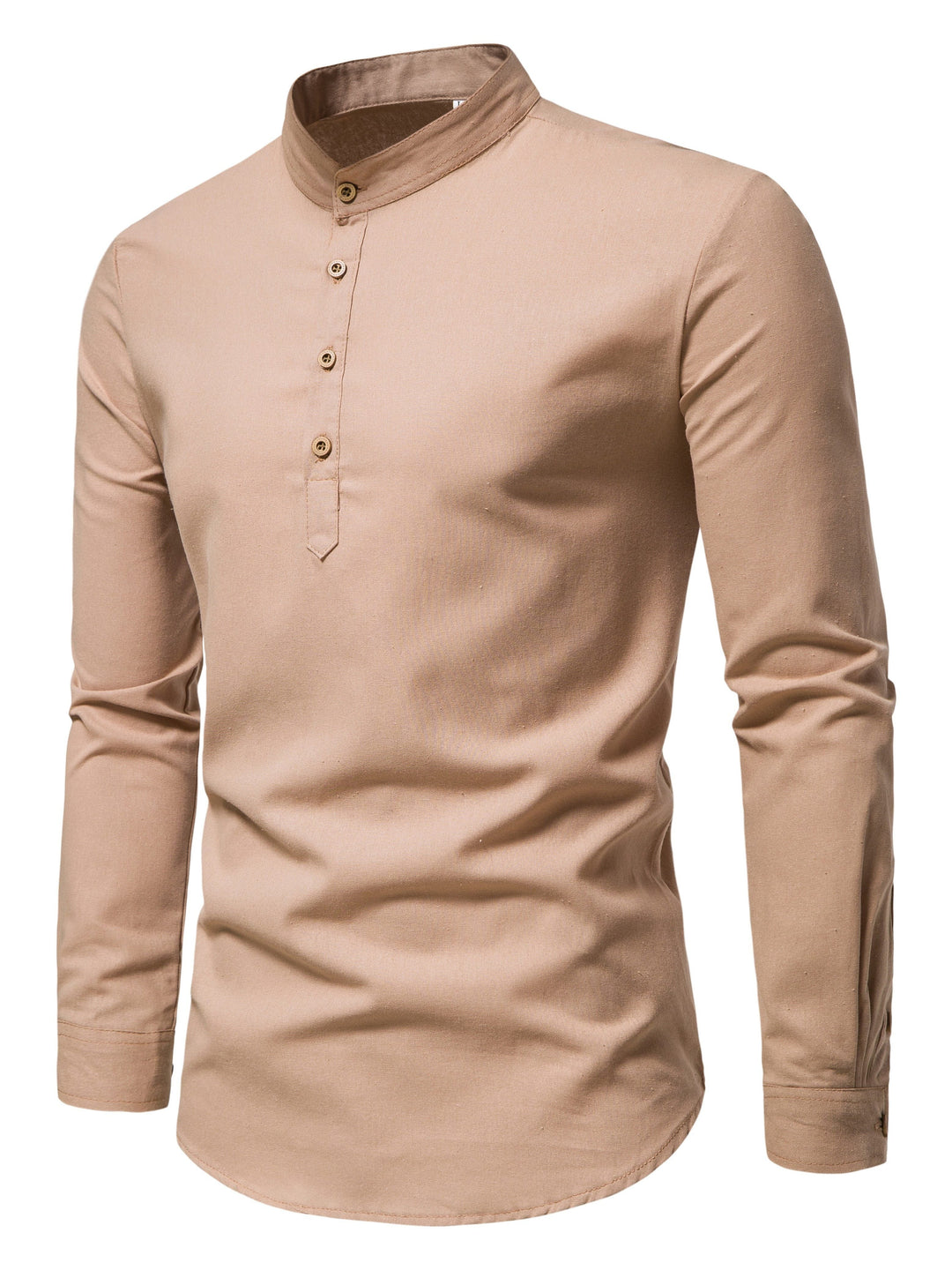 Men's Cotton Half Placket Shirt