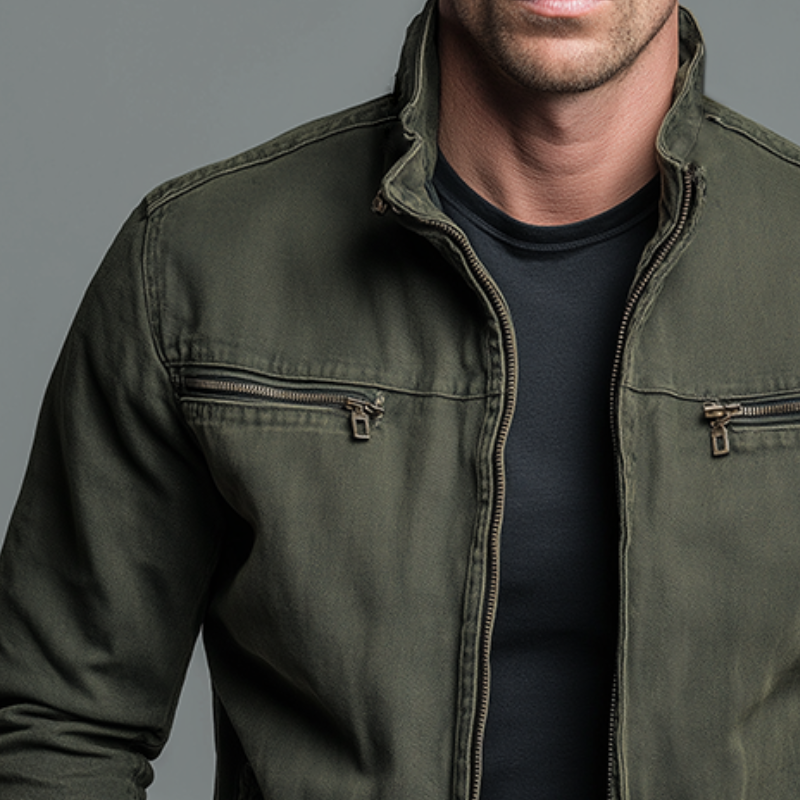 Men's Vintage Washed Cotton Jacket
