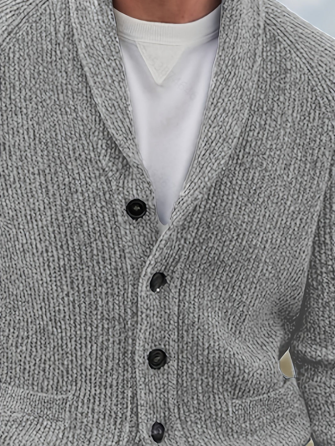 Men's Button Knit Cardigan