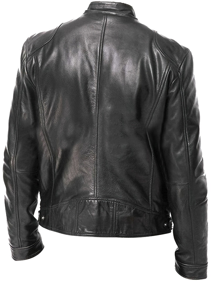 Men's Zip Motorcycle Jacket