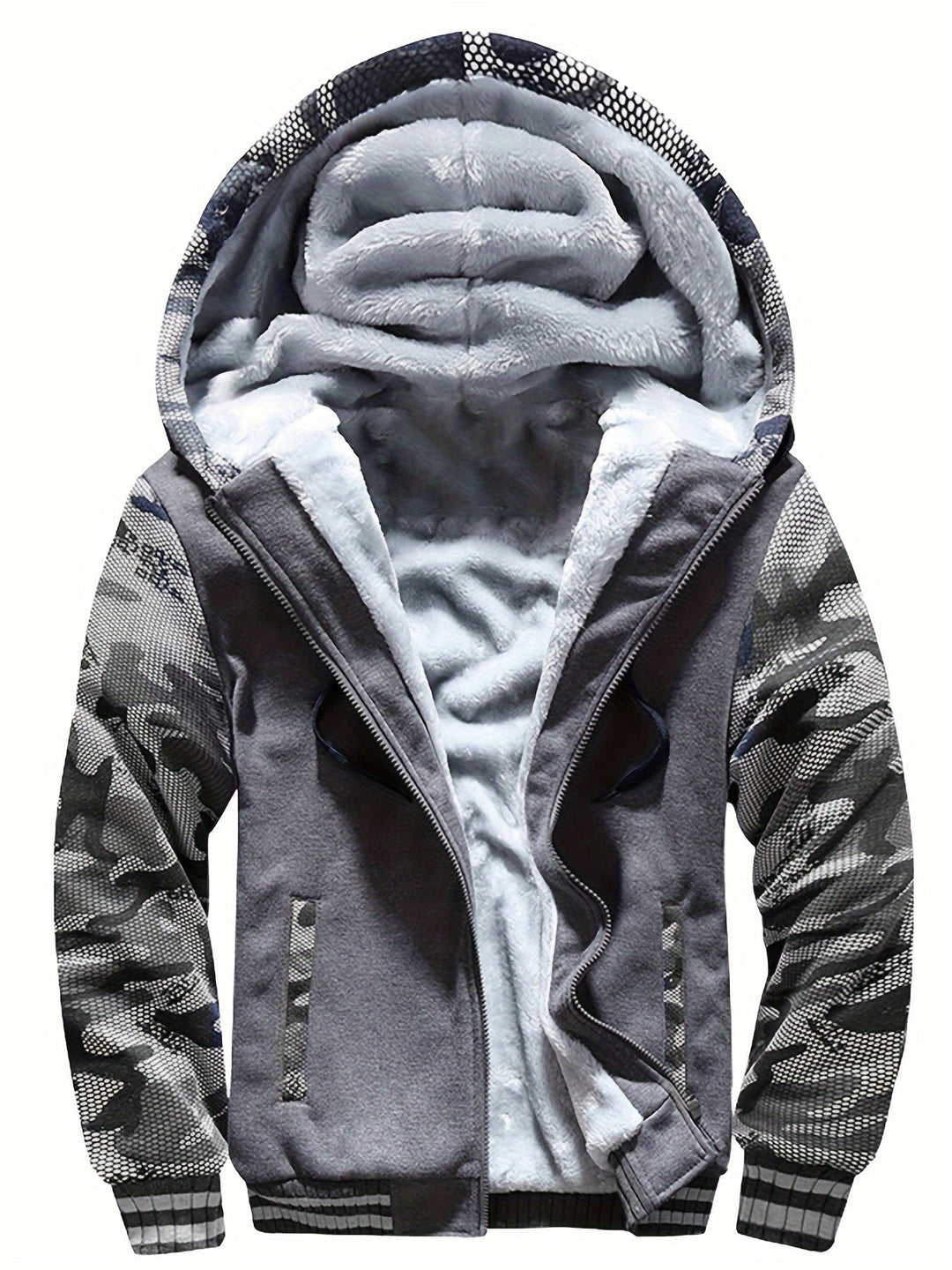 Men's Fleece Hooded Jacket