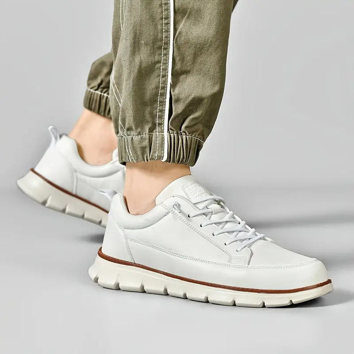Leather Sneakers with Support