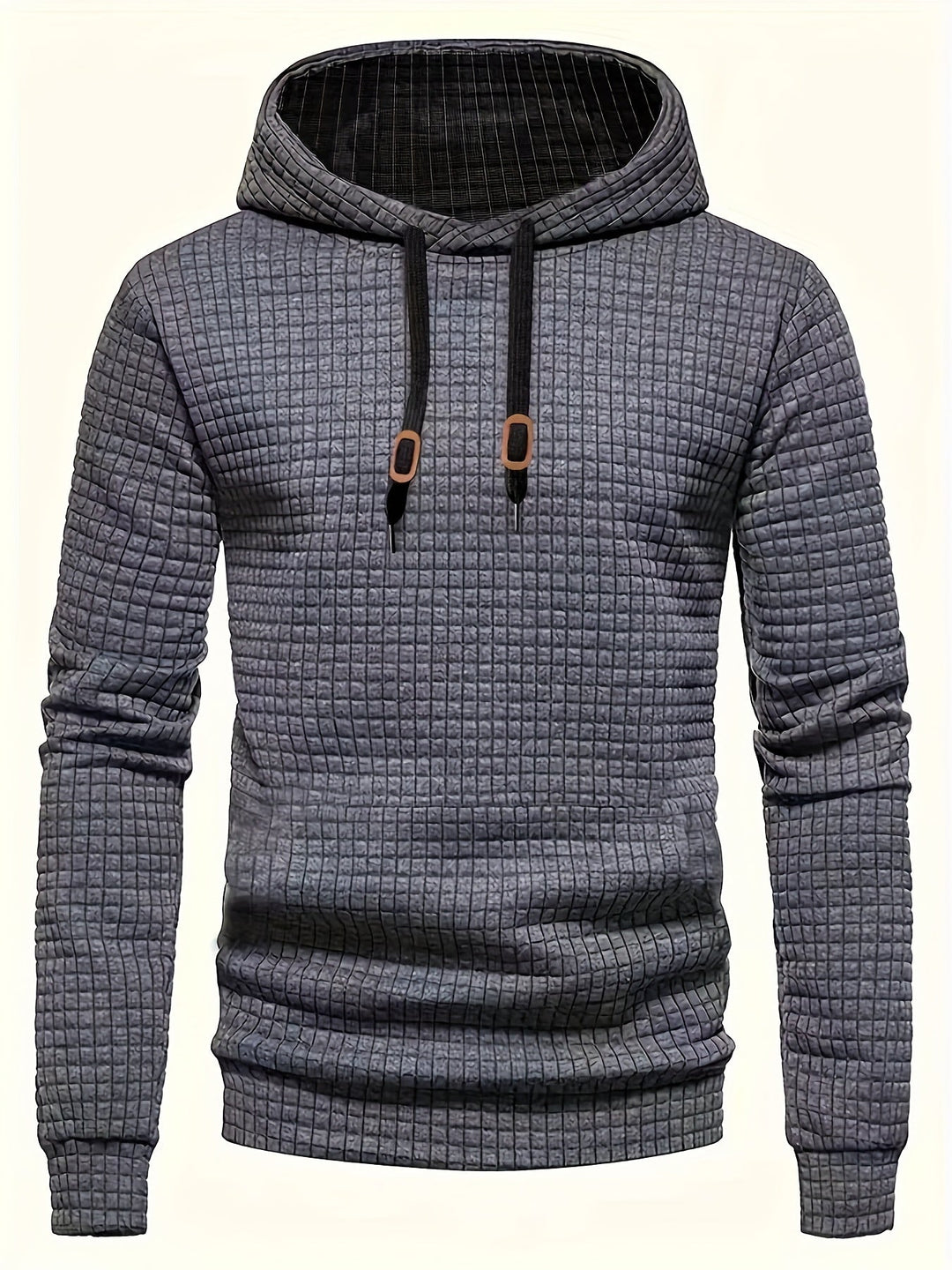 Men's Checkered Hooded Sweatshirt