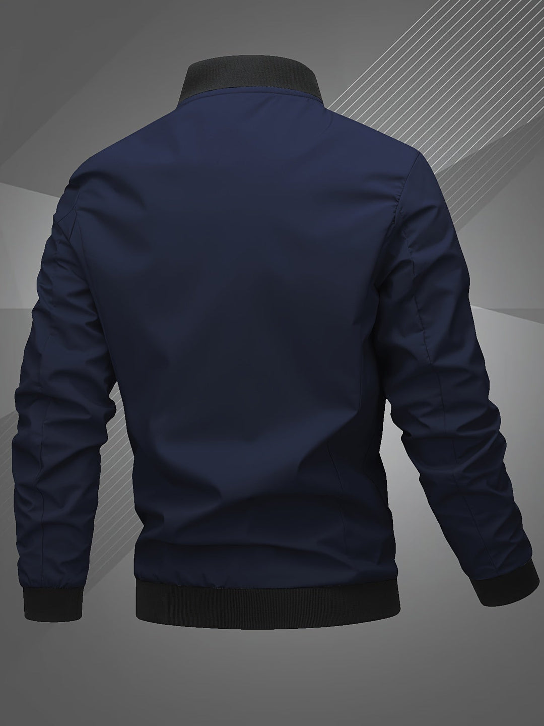 Men's Embroidered Baseball Jacket