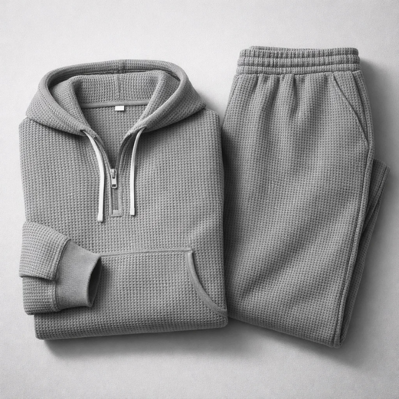 Men's Waffle Knit Set