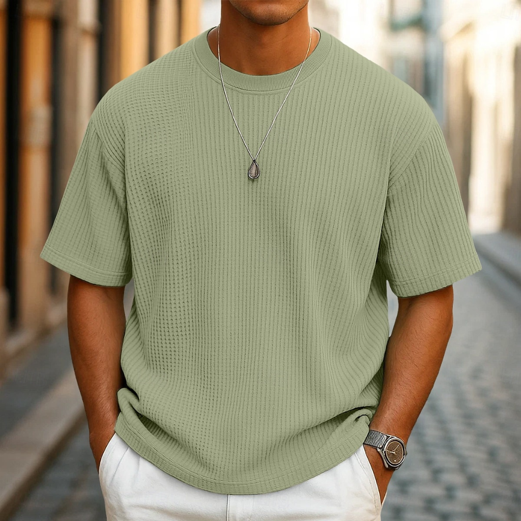 Men's Waffle Knit T-Shirt