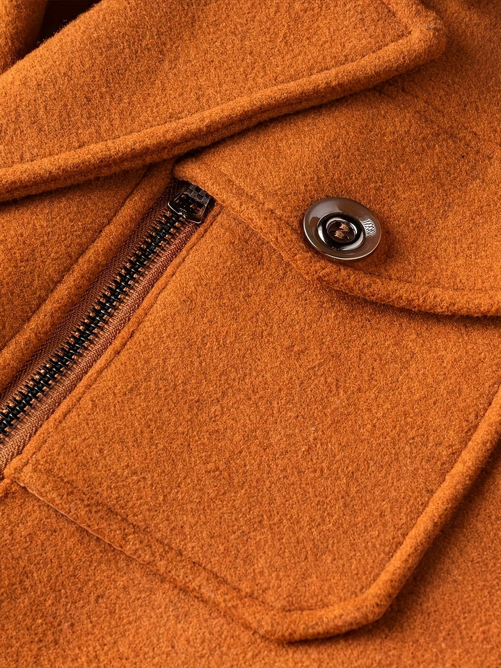 Men's Tweed Wool Coat