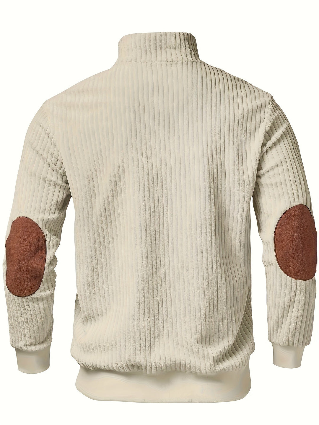Men's Ribbed Half Zip Sweatshirt