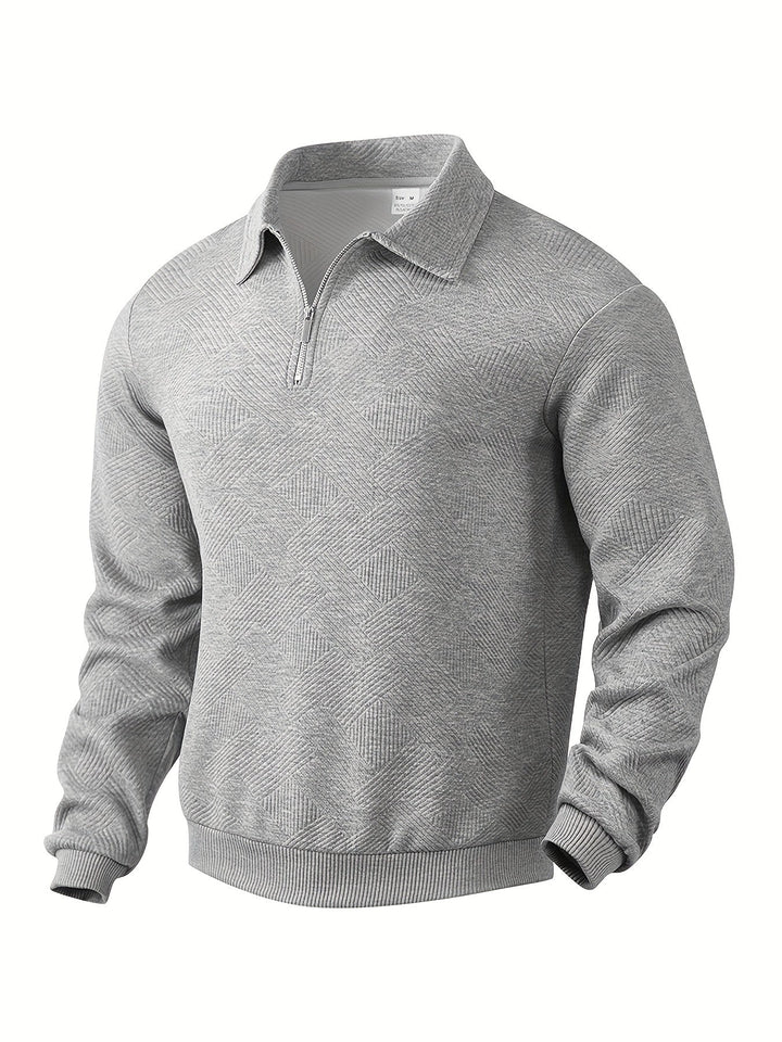 Men's Geometric Knit PUllover