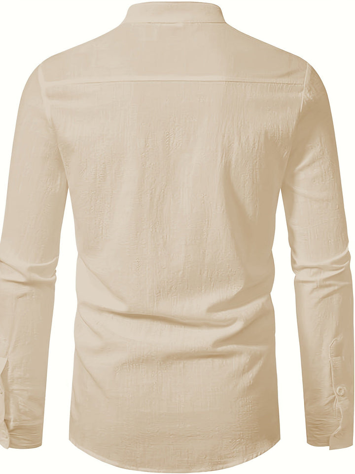 Men's Stand Collar Shirt