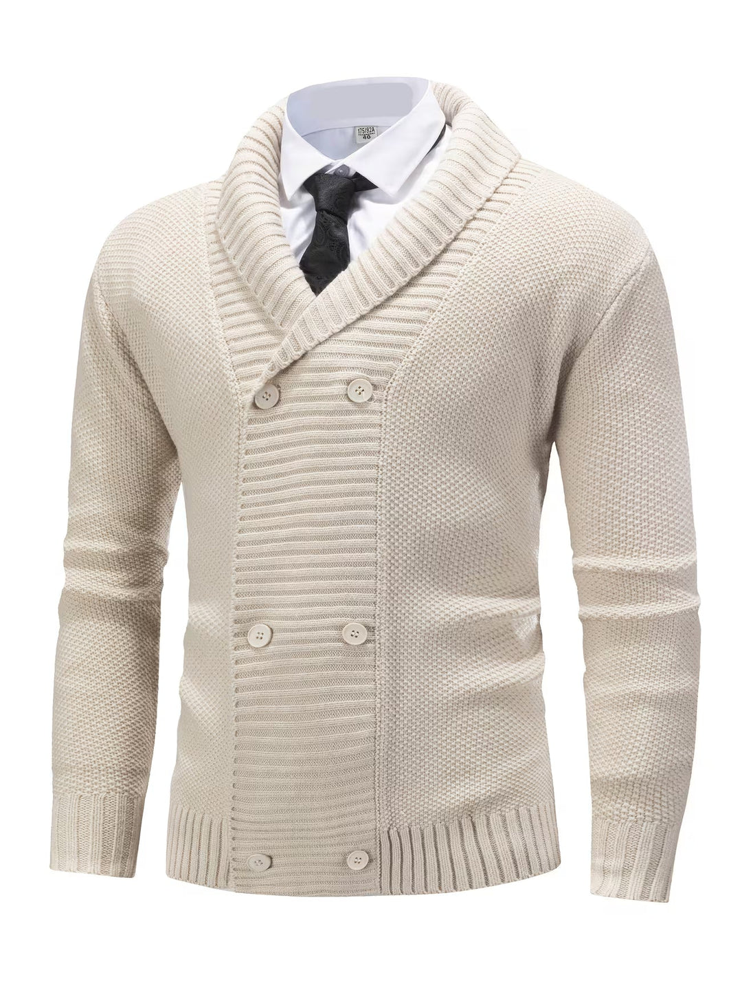 Men's Ribbed Knit Cardigan
