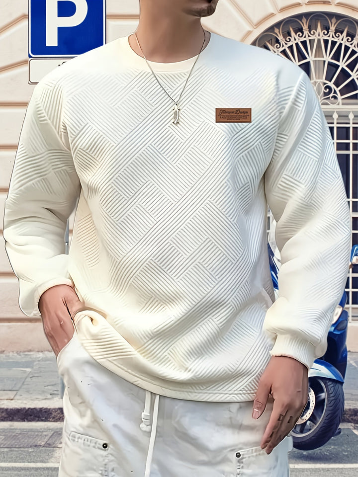 Men's Heavyweight Jacquard Sweatshirt