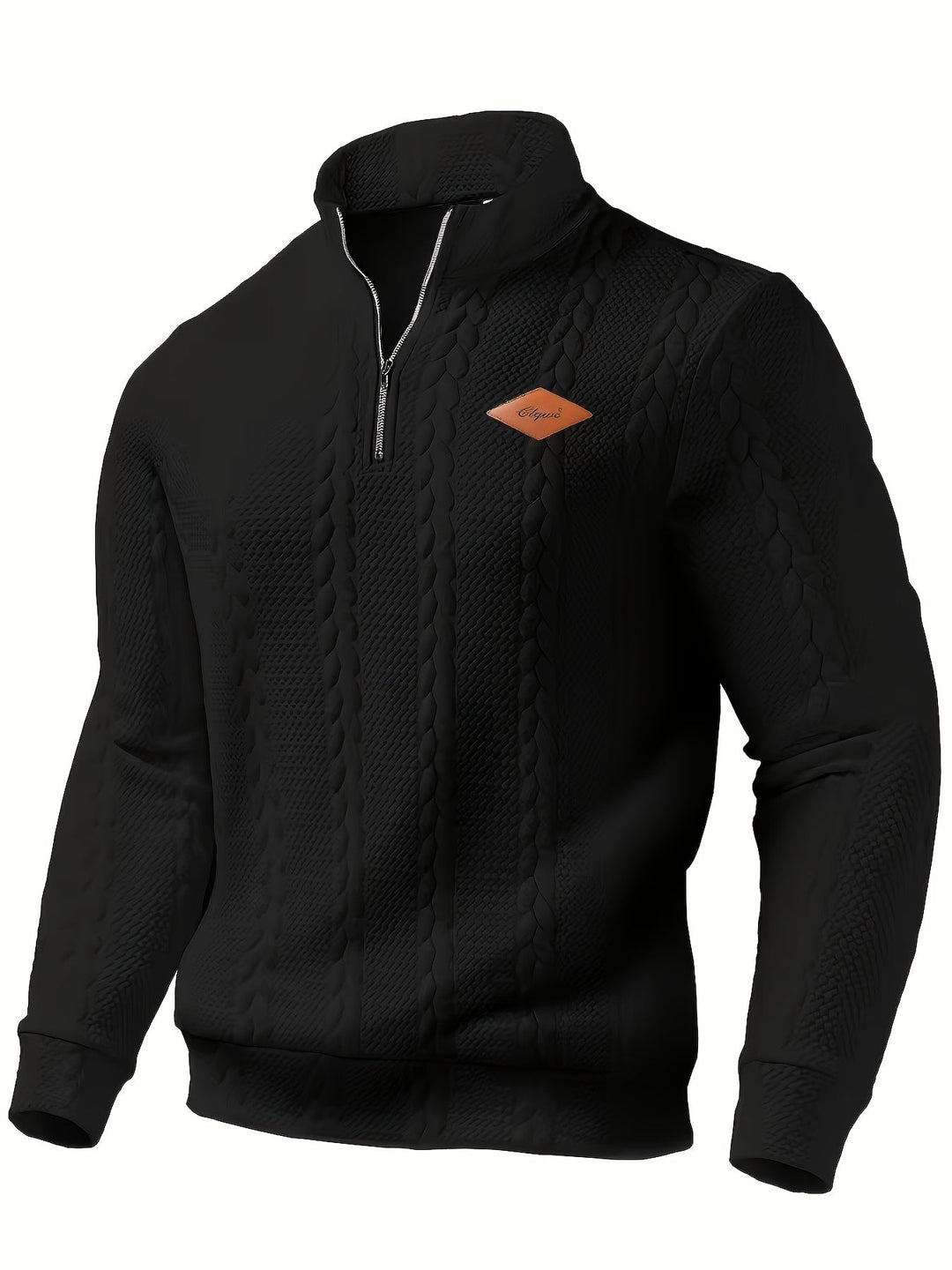 Men's Zipper Knit Sweater