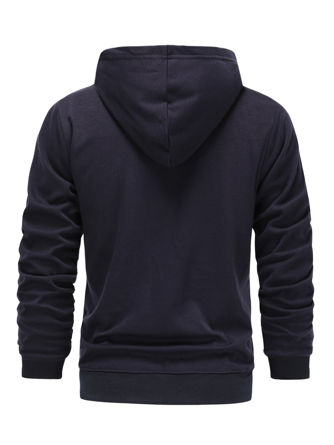 Men's Solid Zip Hoodie