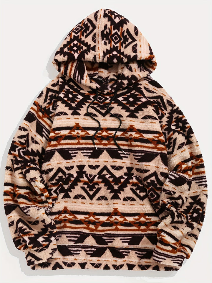 Ashton | Patterned Hooded Sweatshirt