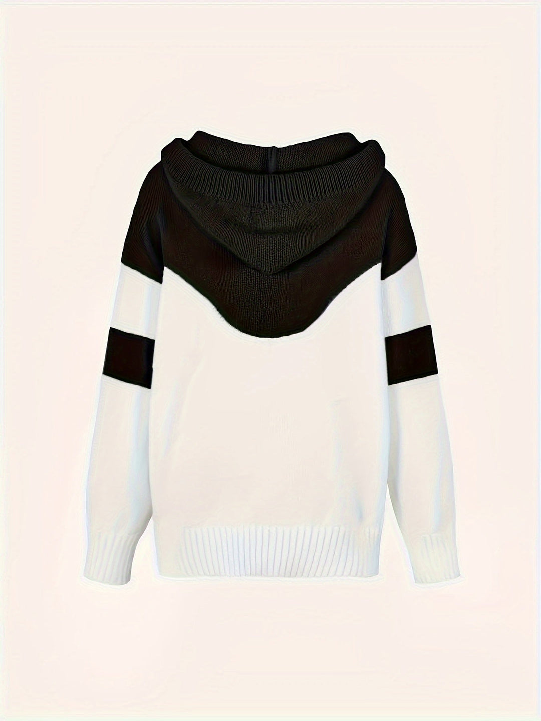 Gretchen | Color-Block Hooded Pullover