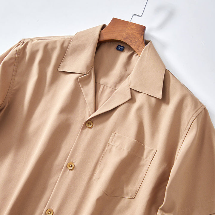 Men's Cuban Collar Summer Shirt