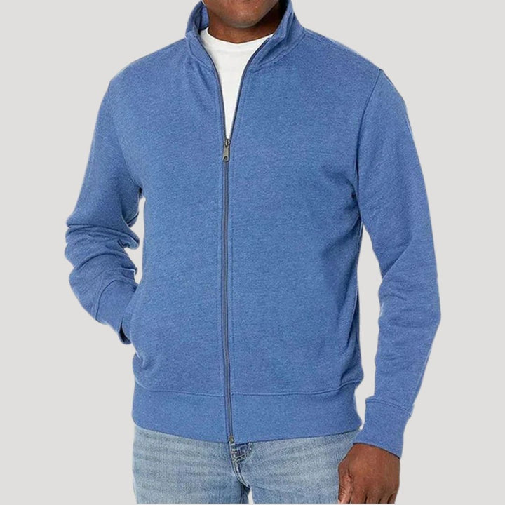 Men's Zip Stand Collar Jacket