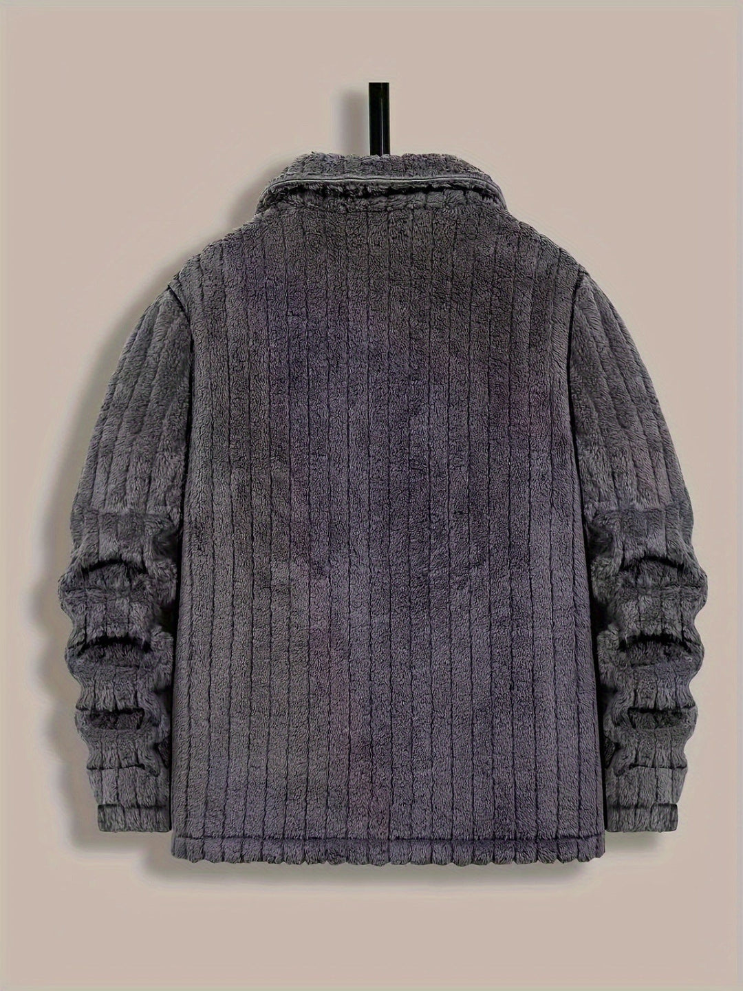 Men's Striped Lapel Jacket