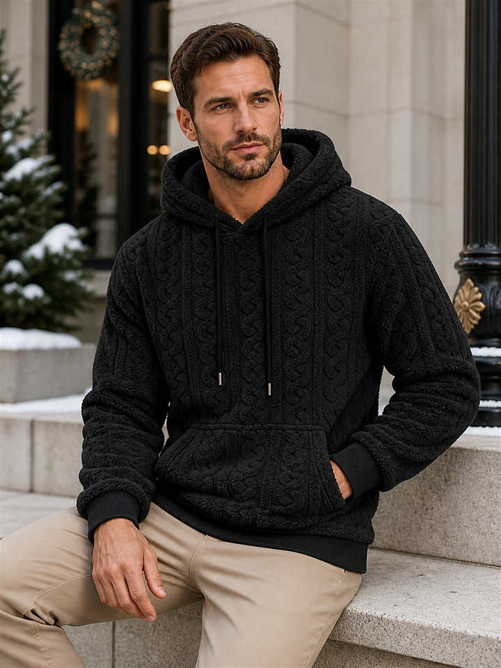 Men's Zip Stripe Hoodie