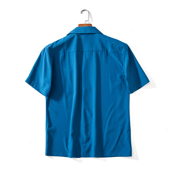 Men's Cuban Collar Summer Shirt