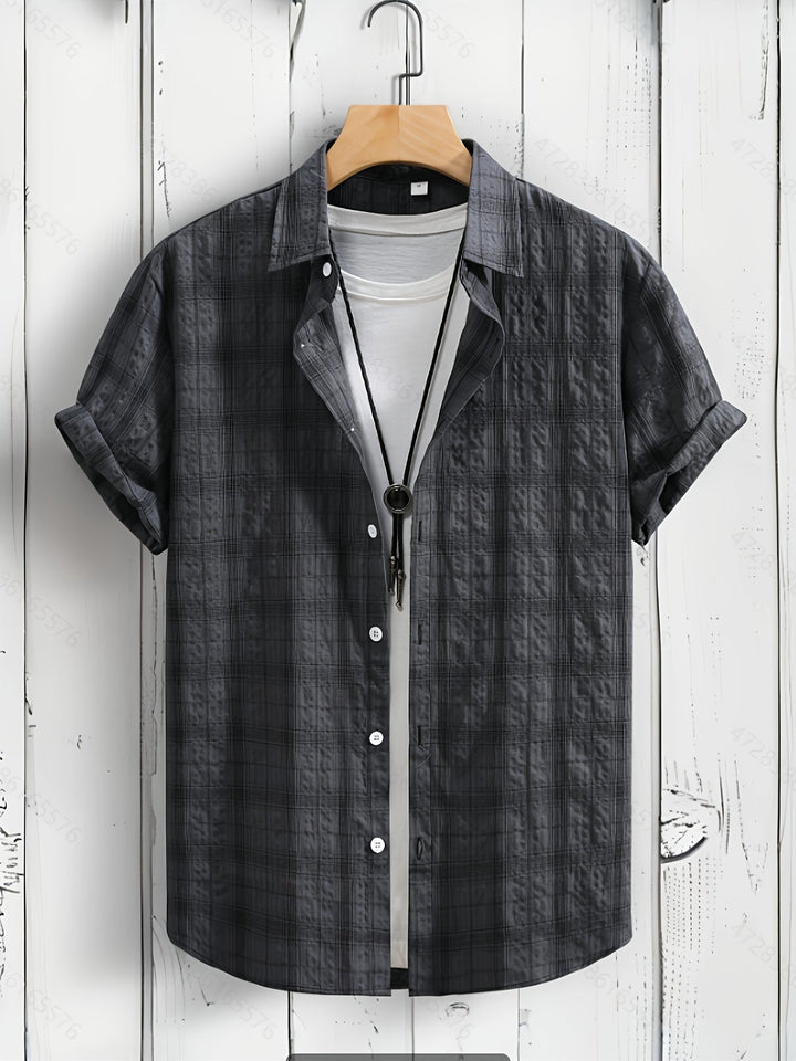 Men's Plaid Woven Shirt