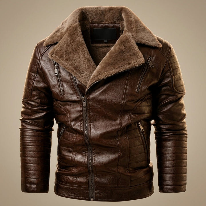 Niccolo Fur Leather Jacket