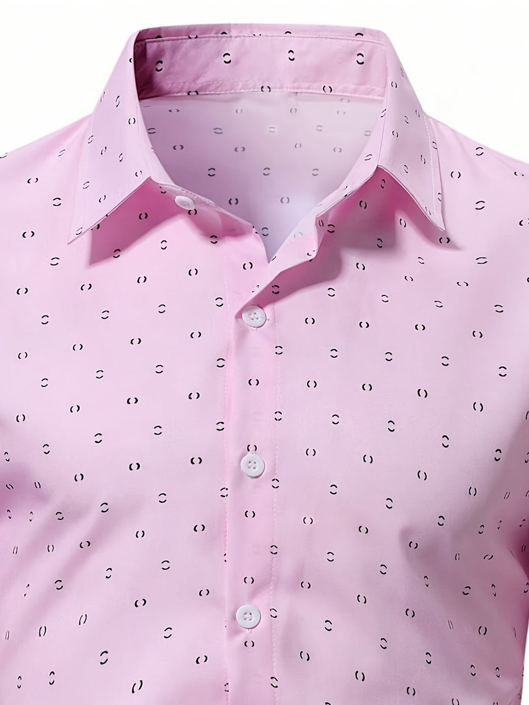 Men's Printed Button Shirt