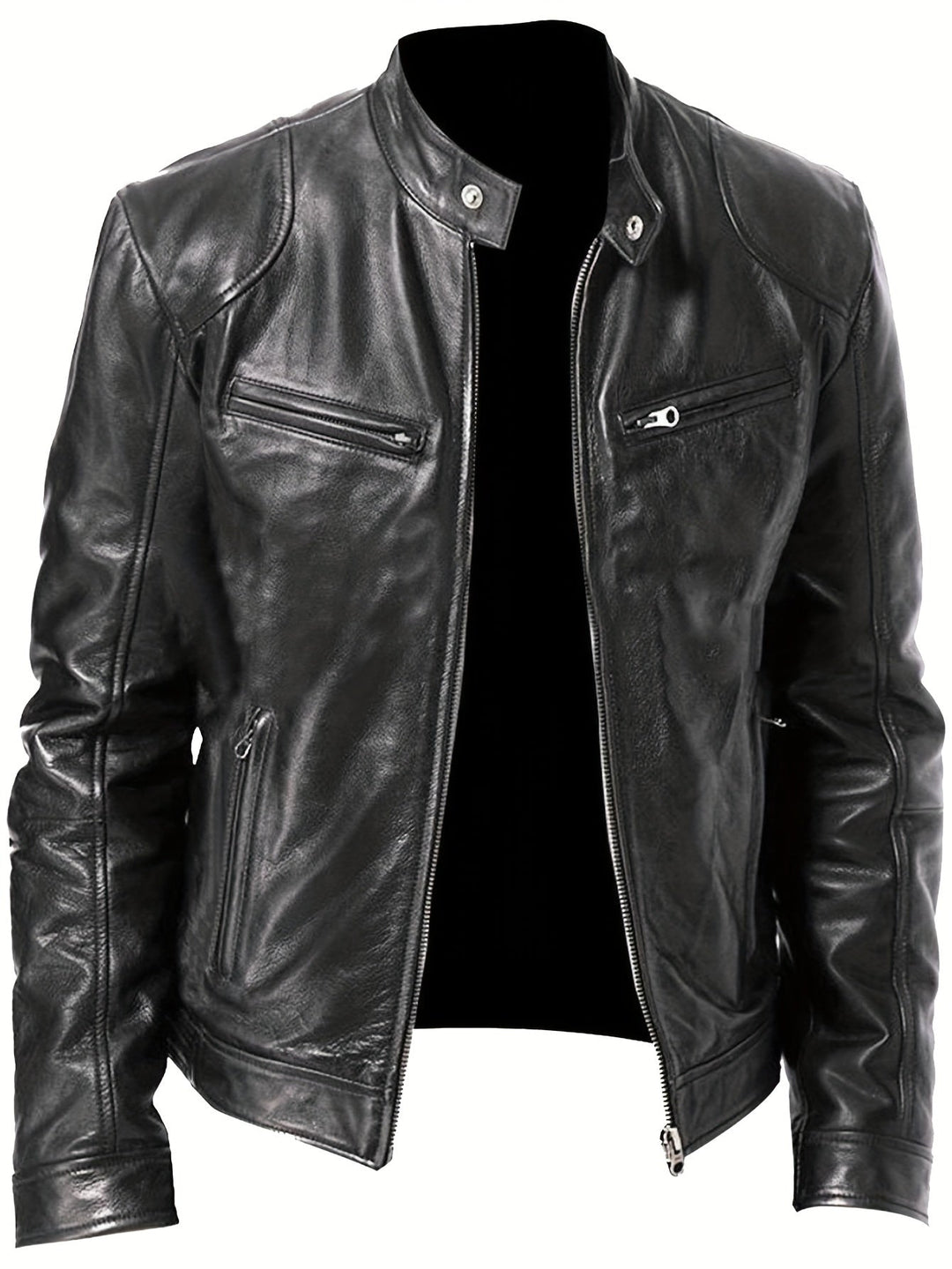 Men's Zip Motorcycle Jacket