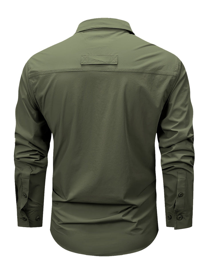 Men's Long Sleeve Cargo Shirt