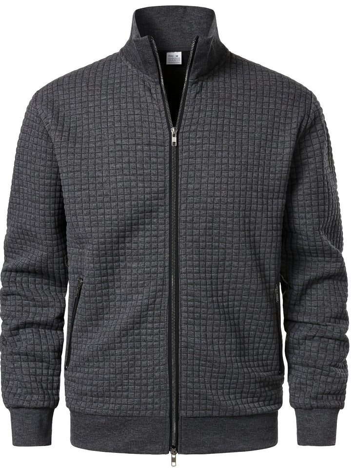 Men's Waffle Zip Jacket