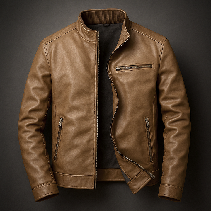 Men's Vintage Zippered Jacket