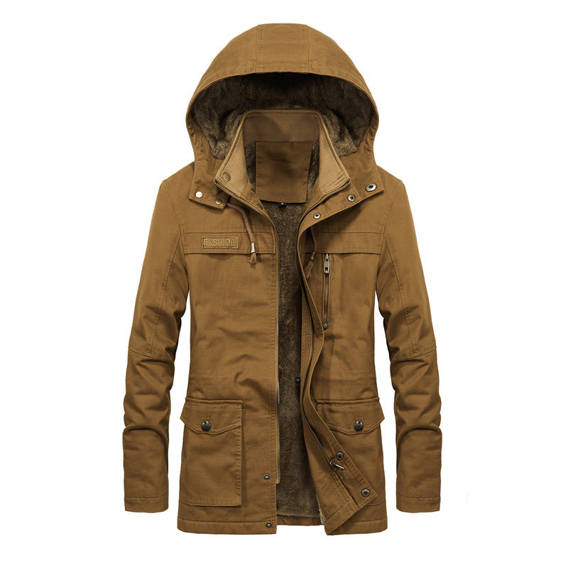 Men's Cotton Zip Front Jacket