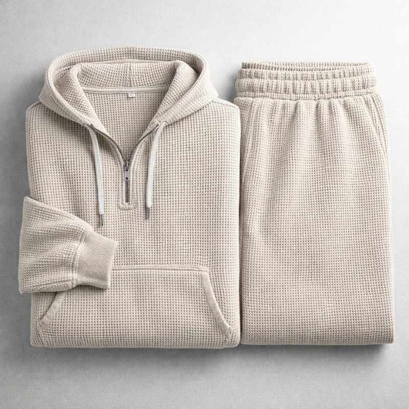 Men's Waffle Knit Set