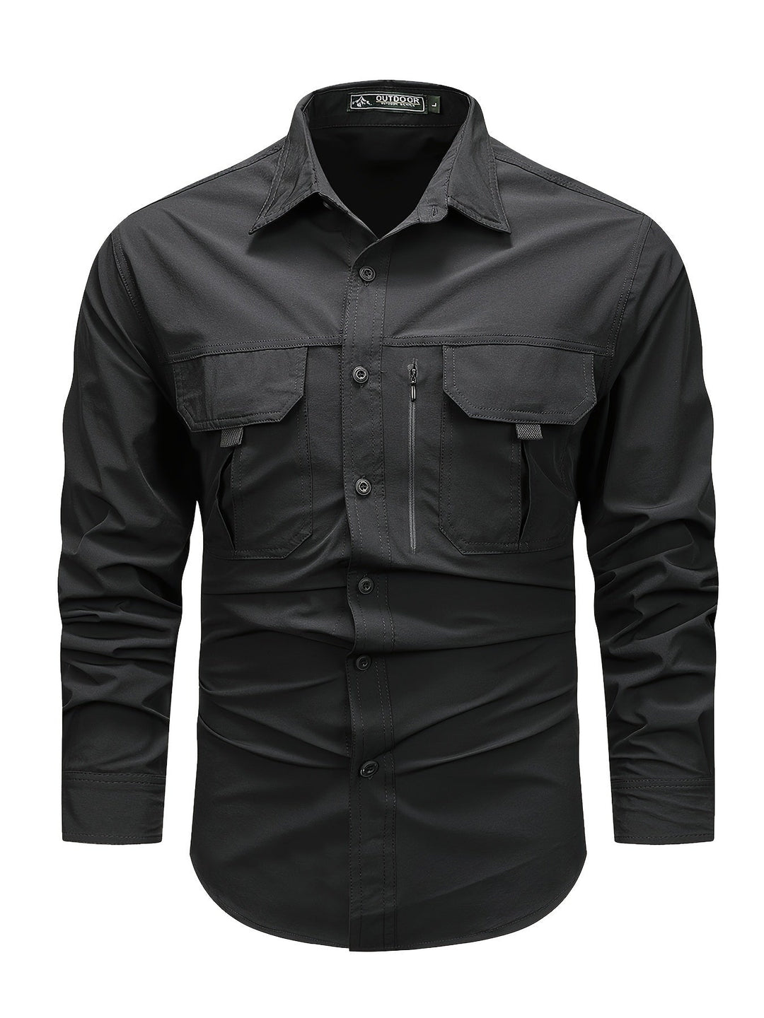 Men's Long Sleeve Cargo Shirt