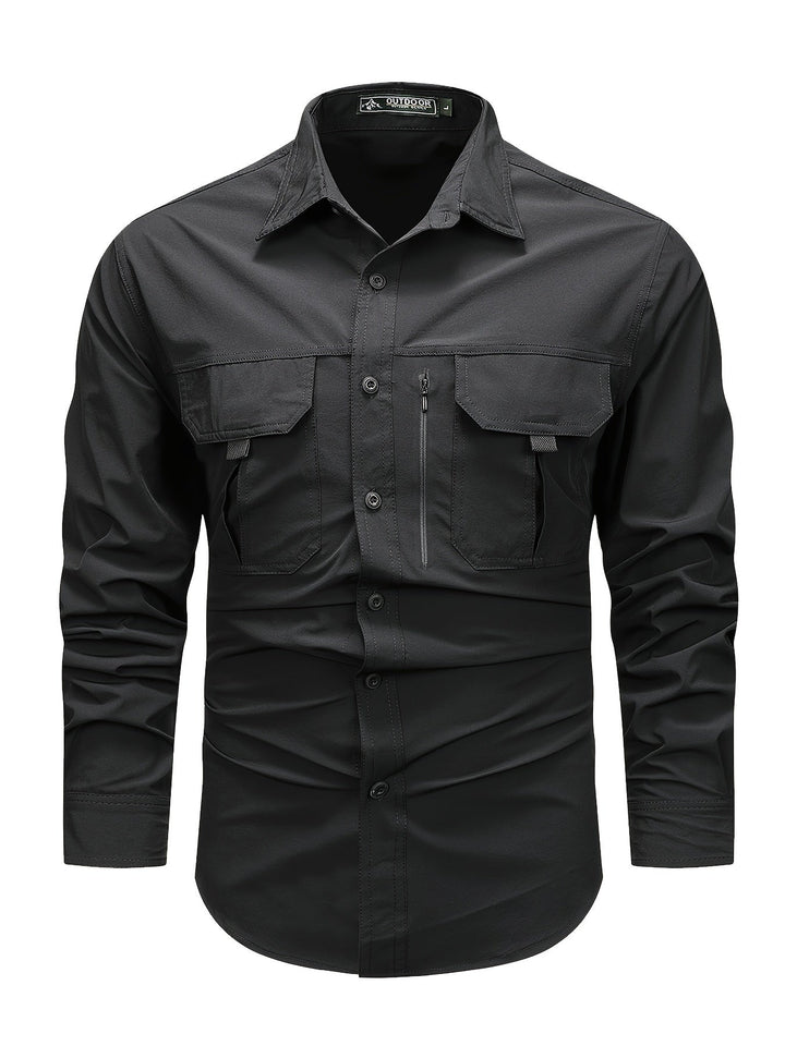 Men's Long Sleeve Cargo Shirt