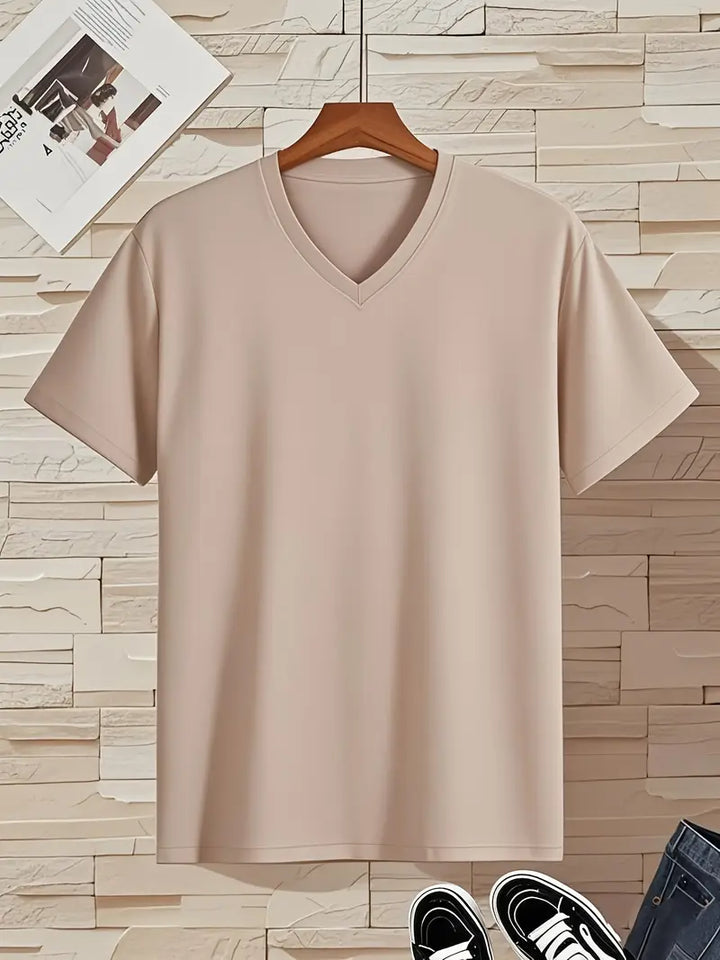 Men's Casual V-Neck T-Shirt