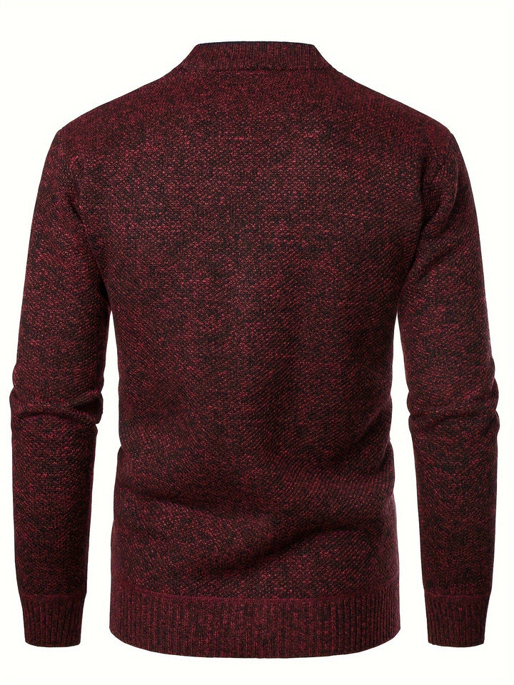 Men's Fleece V Neck Cardigan