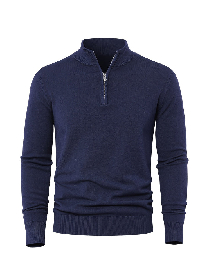 Men's Half Zip Knit Sweater