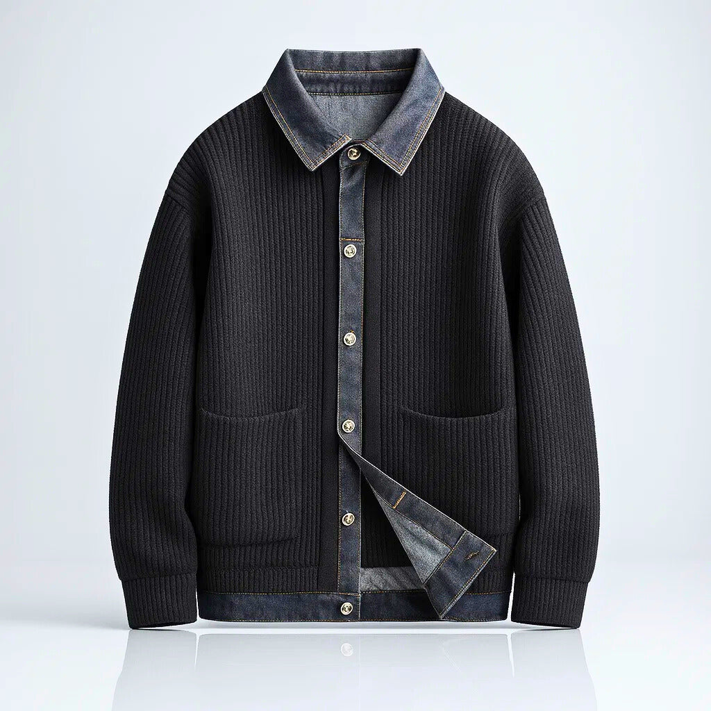 Men's Premium Knit Cardigan Jacket