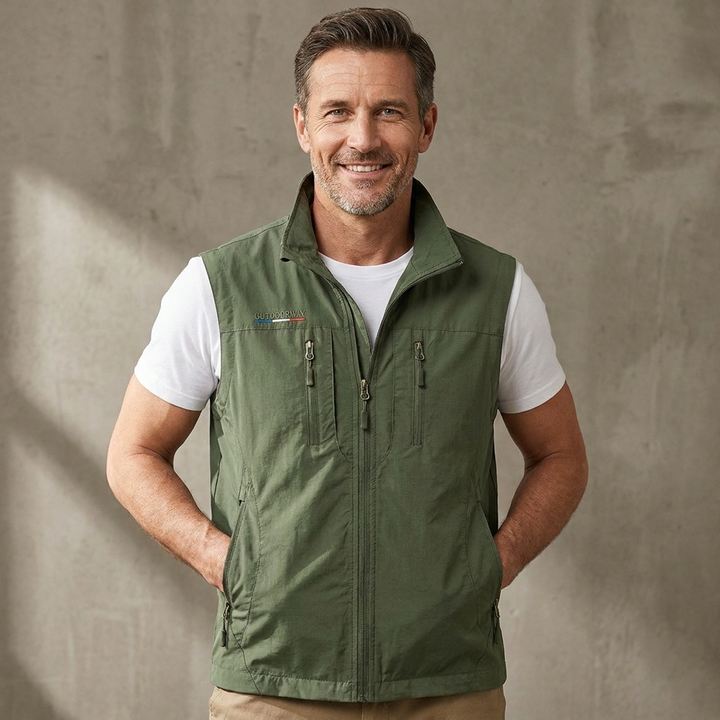 Men's Multi Pocket Utility Vest