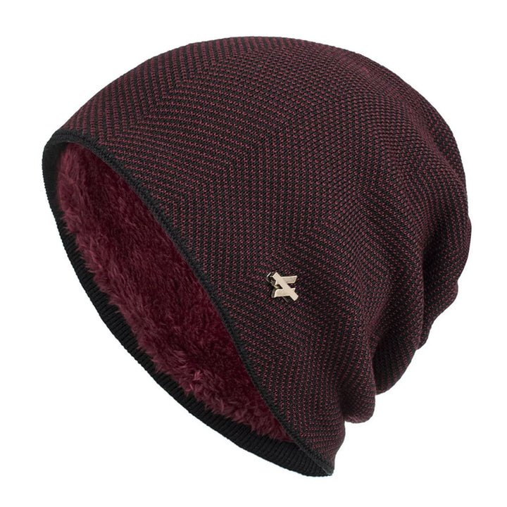 Men's Herringbone Fleece Beanie