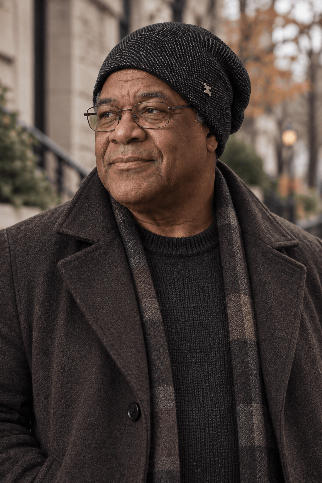 Men's Herringbone Fleece Beanie