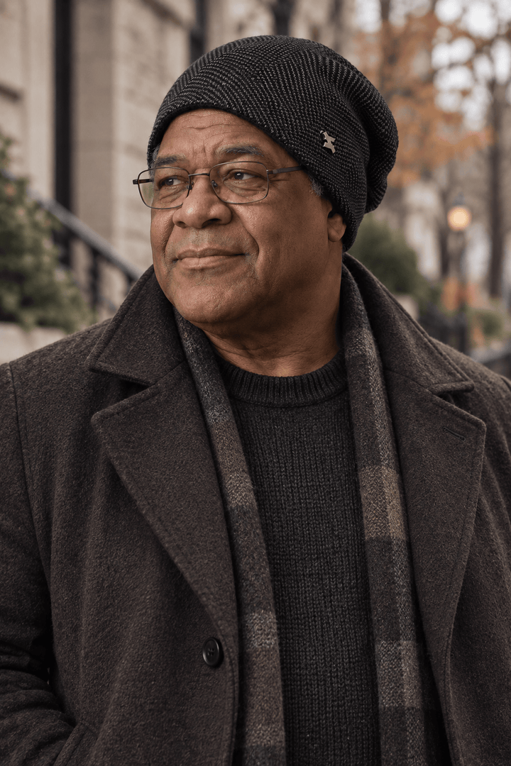 Men's Herringbone Fleece Beanie
