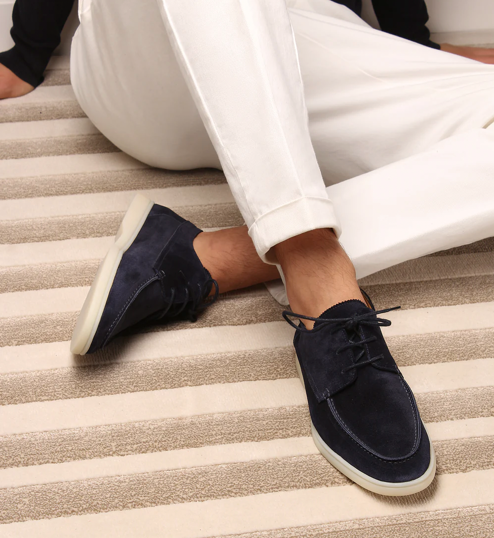 Men's Suede Boat Shoes